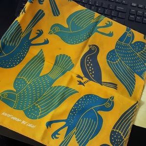 Lush Blue Bird knot wrap